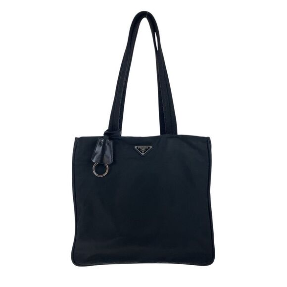 Prada Nylon/Leather Tessuto Logo Tote Bag - Picture 1 of 10